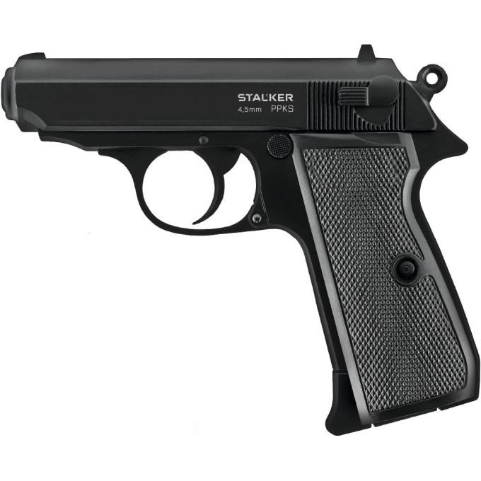 Пистолет пневматический STALKER PPKS (Walther PPK/S) к.4,5мм ST-21062P